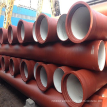 K9 Ductile Iron Pipe With Bitumen Coating Outside